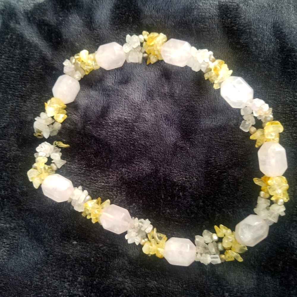 Pink Quarts necklace